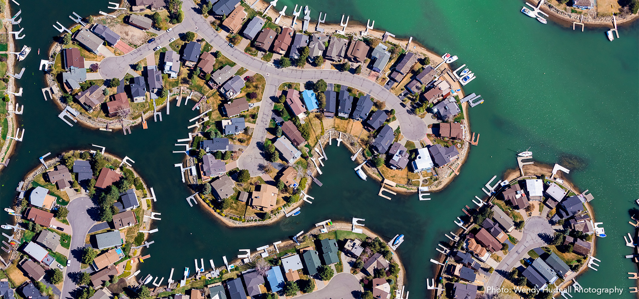 Tahoe Keys from above