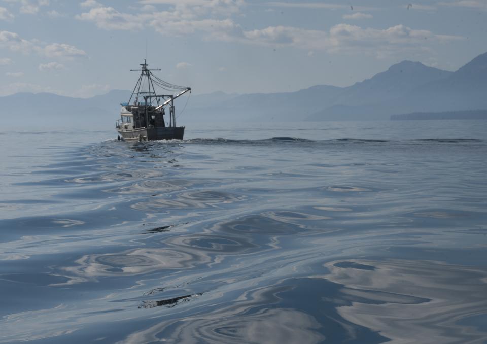 The UC Davis research vessel R/V John LeConte at Lake Tahoe. (UC Davis)