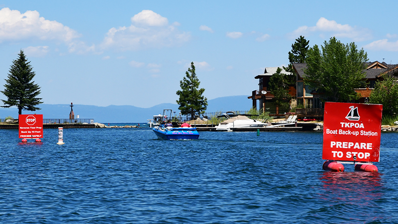 Tahoe Keys - Boat Backup Station